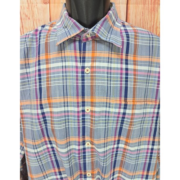 Peter Millar Crown Mens Button-Down Long Sleeve Dress Shirt XL - Picture 3 of 6